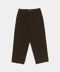 Image 1 of QUASI_WARREN PLEATED TROUSER :::CHOCOLATE:::