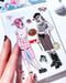 Image of Pinku & Spikes sticker sheet (kiss cut)