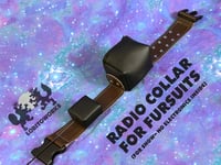 Image 1 of Radio-style Fursuit Tracking Collar - Made to Order
