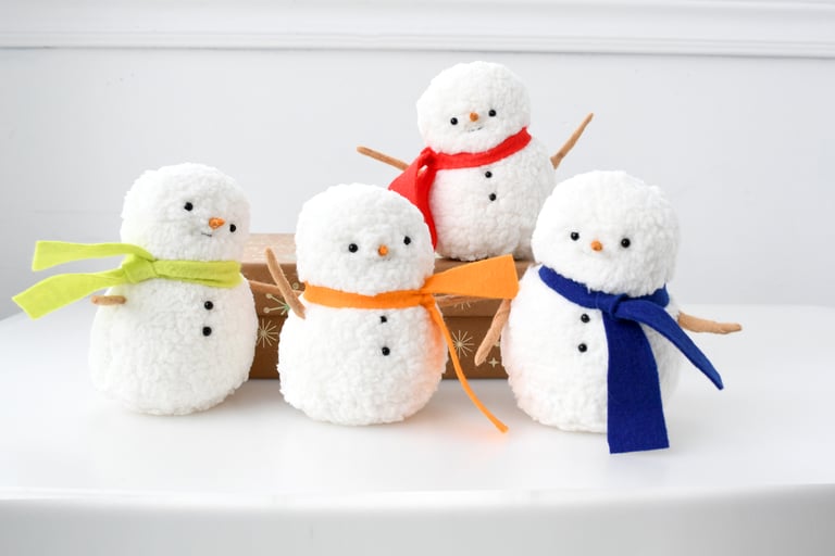 baby snowman plush Image 4