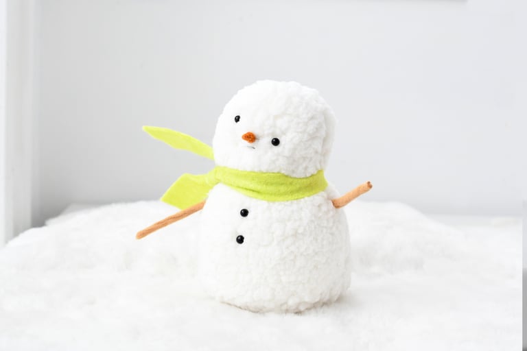 baby snowman plush Image 3