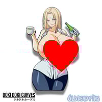 Image 2 of Doki Doki Tsunade Enamel Pin