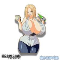 Image 3 of Doki Doki Tsunade Enamel Pin