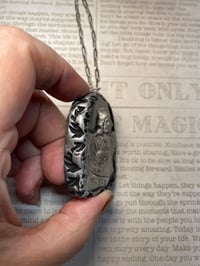 Image 2 of Gothic Jesus Window Necklace 