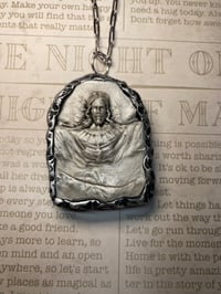 Image 1 of Gothic Jesus Window Necklace 
