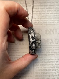 Image 2 of Gothic Handmade Skull Necklace