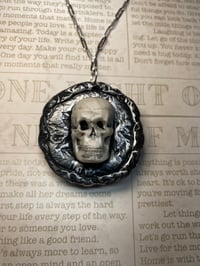 Image 1 of Gothic Handmade Skull Necklace