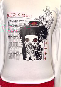 Image 4 of angel autopsy cutsew (white x red)