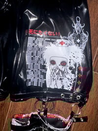 Image 3 of angel autopsy black PVC bondage pants