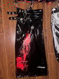 Image 4 of angel autopsy black PVC bondage pants