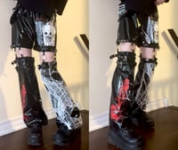 Image 6 of angel autopsy black PVC bondage pants