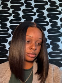 7x5 Glueless yaki straight bob