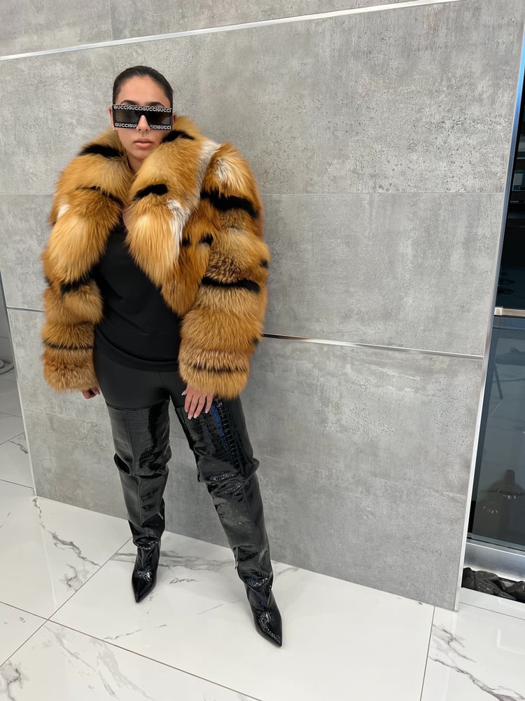 Image of BERLIN FOX FUR BOMBER