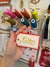 Image 4 of Custom Chainstitched Gift Tags