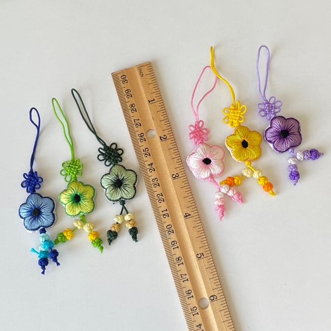 'Mugunghwa' flower norigae charm