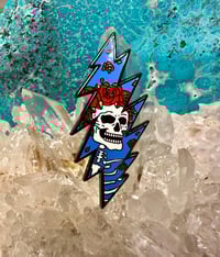 Image 3 of 13 Point Bolt with Bertha Inlay Hard Enamel Pin