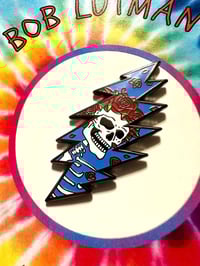 Image 5 of 13 Point Bolt with Bertha Inlay Hard Enamel Pin