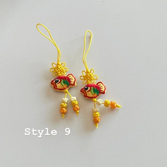 'fish' korean traditional norigae charm