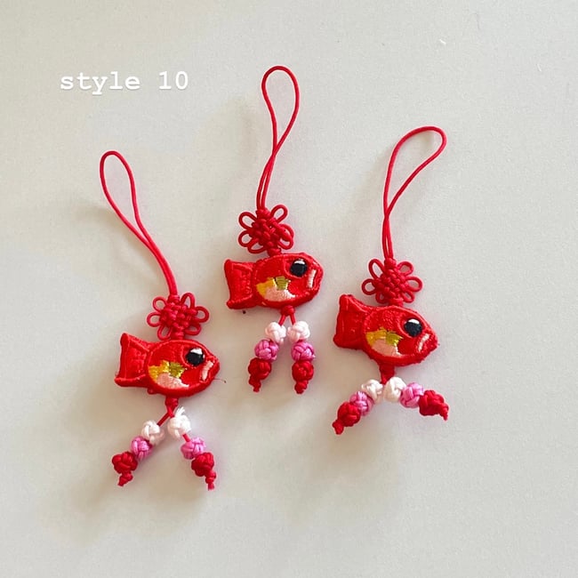 'fish' korean traditional norigae charm