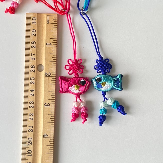 'fish' korean traditional norigae charm