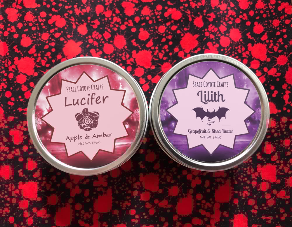Image of Lucifer & Lilith 4 Ounce Soy Candle Set
