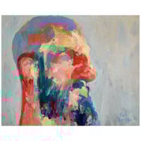 Image 1 of A Qualified Pause - Oil on Canvas 