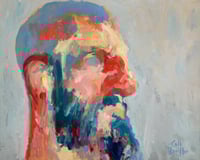 Image 2 of A Qualified Pause - Oil on Canvas 