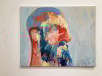 Image 3 of A Qualified Pause - Oil on Canvas 