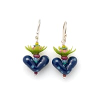 heart sprout earrings
