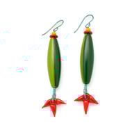 chicken feet earrings