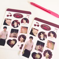 Image 2 of Sweet Cherry Sticker Sheet| Water resistant | Scoups - Seventeen