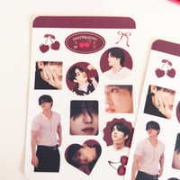 Image 3 of Sweet Cherry Sticker Sheet| Water resistant | Scoups - Seventeen