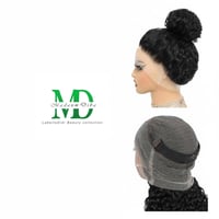 Image 3 of Deep Wave Lace Front Wigs Human Hair Pre Plucked 13x6 Curly Human Hair Wig 200%