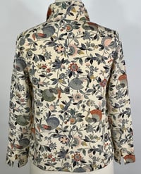 Image 4 of Cream with Peacocks Hitoe