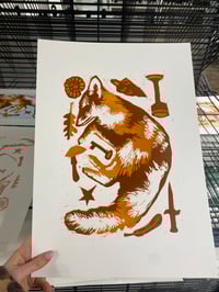 Image 2 of fox memento mori print