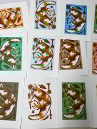 Image 1 of fox memento mori print