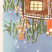 Image 2 of Christmas Holiday Blank Notecards Illustration Ko'ko Birds Holiday