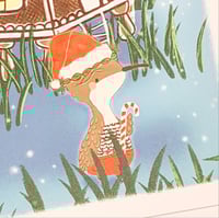 Image 4 of Christmas Holiday Blank Notecards Illustration Ko'ko Birds Holiday