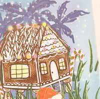 Image 3 of Christmas Holiday Blank Notecards Illustration Ko'ko Birds Holiday