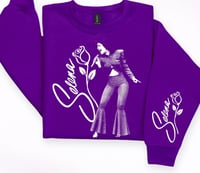 Selena Rose purple outfit sweatshirt 