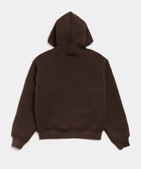 Image 2 of STUSSY_BONDED SHERPA HOODIE :::BROWN:::