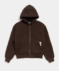 Image 1 of STUSSY_BONDED SHERPA HOODIE :::BROWN:::