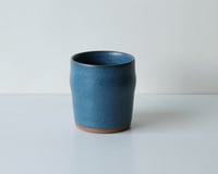 Image 2 of 8 oz cup in Teal Blue