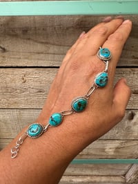 Turquoise Link Bracelet 