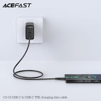 Image 2 of Acefast USB-C to USB-C TPE Charging Data Cable