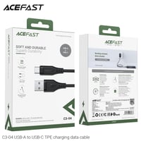 Image 4 of  Acefast USB-A to USB-C Cable 1.2m - 3A Fast Charging Data Cable