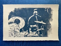 "Jazz Is Always Good" Linoleum Carving Print (Artists Proof)