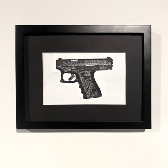 Image of 'pistol' original collage