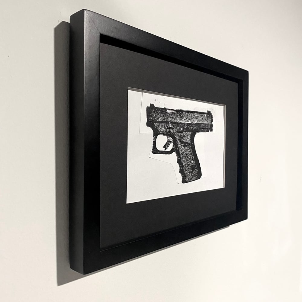 Image of 'pistol' original collage