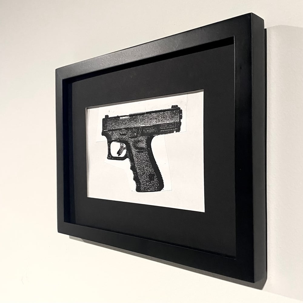 Image of 'pistol' original collage
